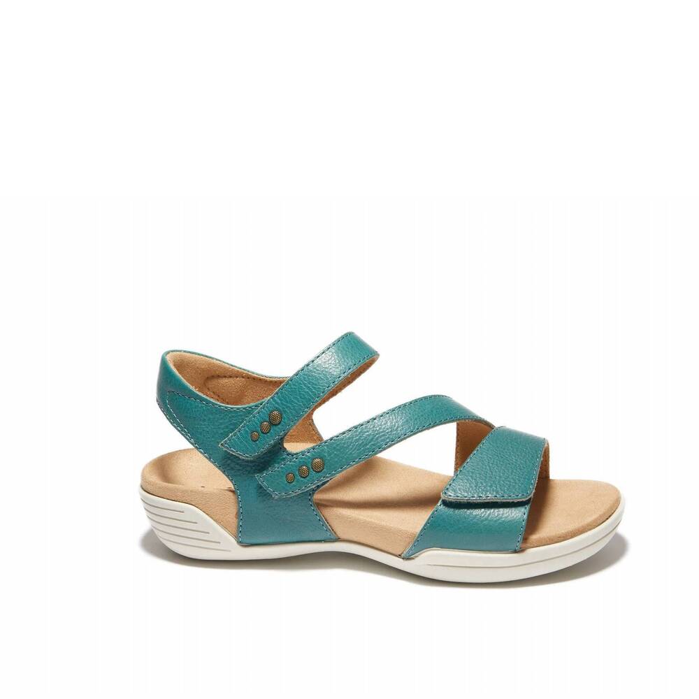 NEW HALSA FOOTWEAR women's denia sandal in blue